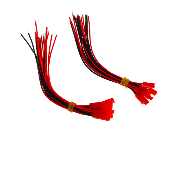 CMU 2PIN Mini JST Male/Female Connector Cables 10cm 5-Pair Pack