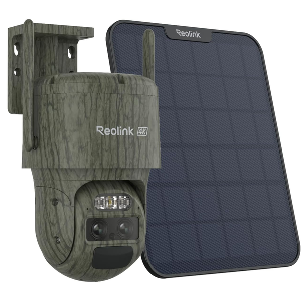 Instacam Reolink Trackmix 4G LTE Camo Sim Card Camera &amp; Solar Panel Combo