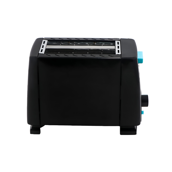 650W Mini 2-Slice Toaster - Adjustable Temp, Cancel Function, Wide Slots
