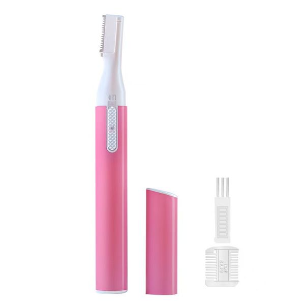 USB Rechargeable Electric Eyebrow Trimmer with Comb &amp; Cleaning Brush