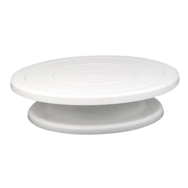 Plastic Rotating Turntable Cake Stand - 28 cm