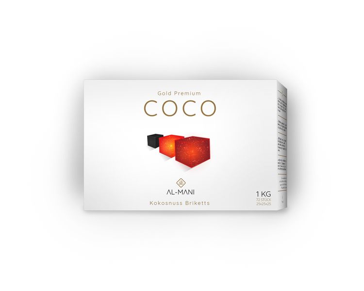 Al-Mani Coco Gold Premium - 1kg - 25mm