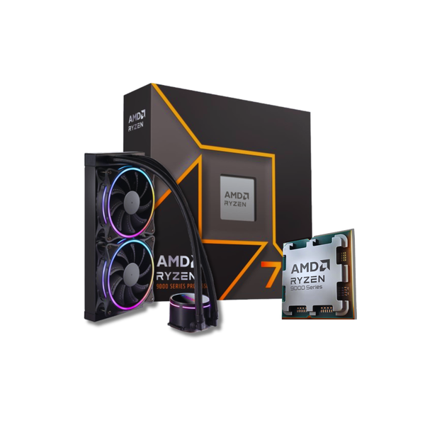 AMD Ryzen 7 9700X CPU &amp; 240mm ARGB Liquid Cooler