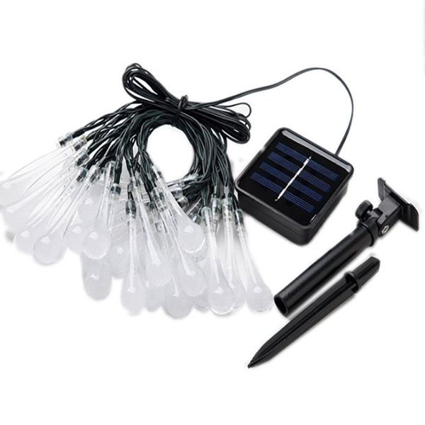 5m RGB Teardrop Water Drop Solar String Lights
