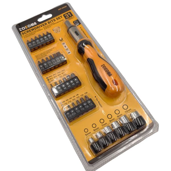 Tokoma Screwdriver Bits Set - 31 Piece