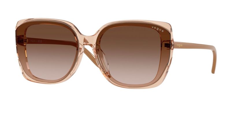 Vogue Square Low Bridge Fit Sunglasses - Woman