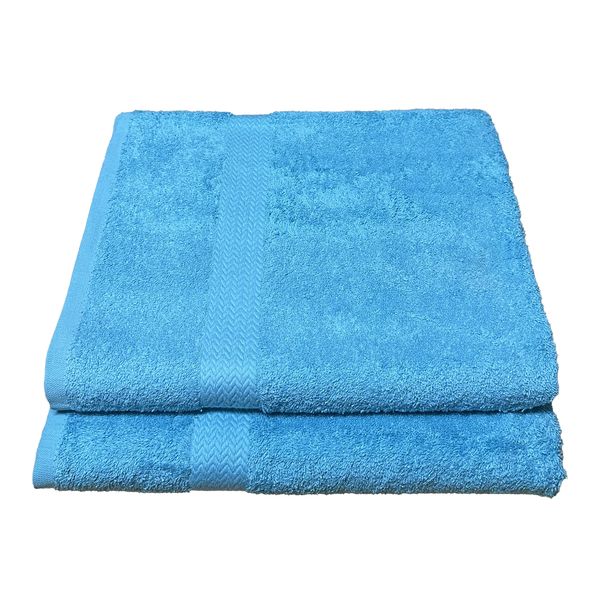 2 Pack Bath Sheet Luxury Cotton Towel 95 x 145cm - P1