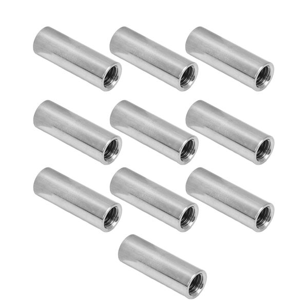 10 Pieces M3 Gold Nylon Lock Nuts (Aluminum)