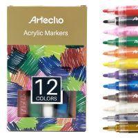 Artecho Acrylic Paint Set, 7 Primary Colors - 6 x 60ml & 1 x 120ml