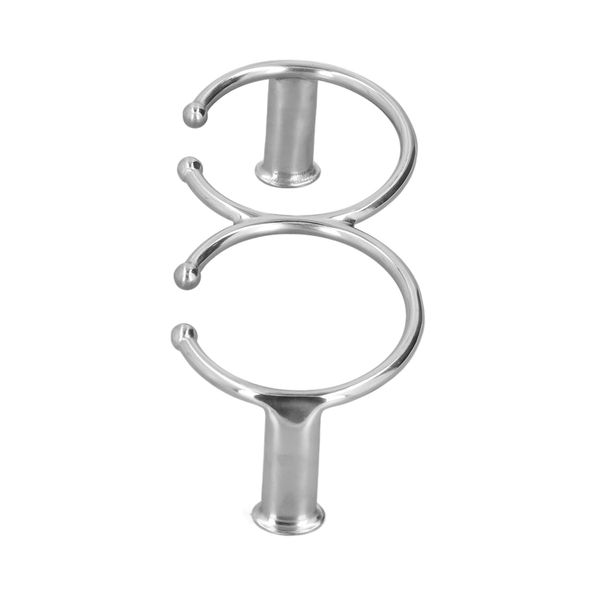 Universal Double Open Ring Cup Holder 316 Stainless Steel