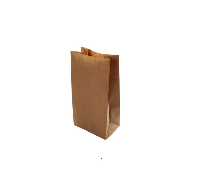 Brown Paper Bags - 13cm x 22cm - Pack of 100