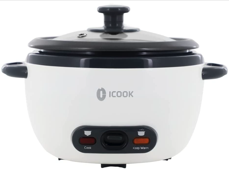 ICOOK - Rice Cooker plus Steamer - 1.8L
