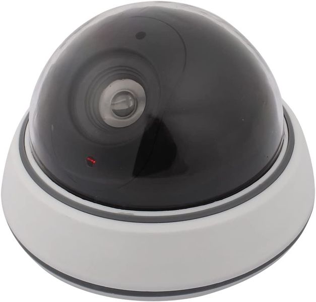 XF0604 Dome Dummy Camera Hemisphere Flashing Red Light Surveillance