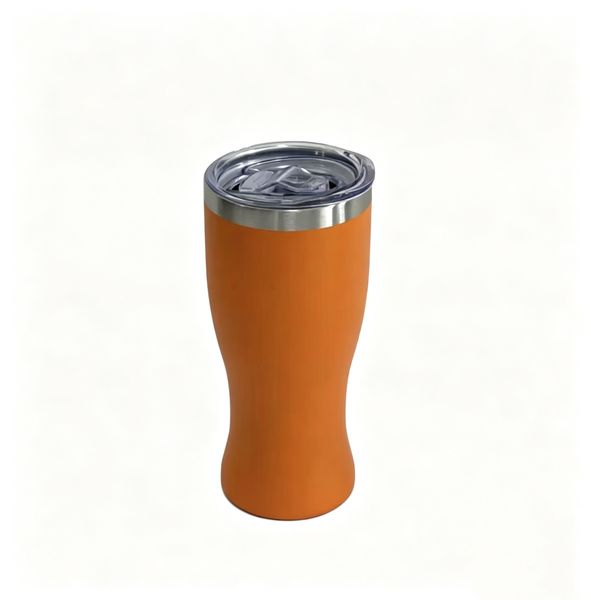 Insulated Beer Tumbler- Double Wall, Leakproof Lid for Hot/Cold Drinks