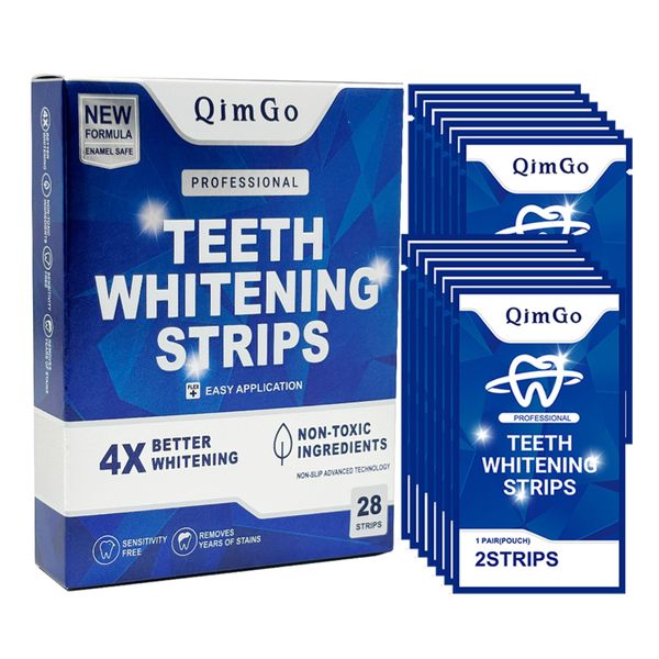 Professional Tooth Whitening Strips Kit For Enamel Non-Sensitive - 28Piece