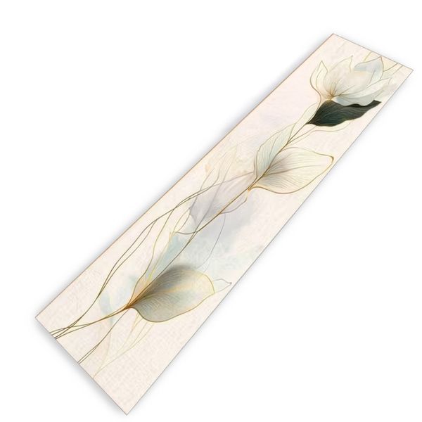 Japanese Ginkgo Biloba Leaf Design Fabric Table Runner 33 x 180 cm