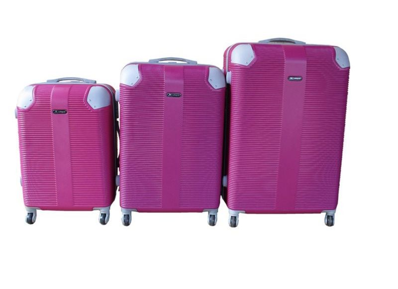 Acesa Quality 3 Piece Hard Outer Shell Protected Stylish Luggage Set