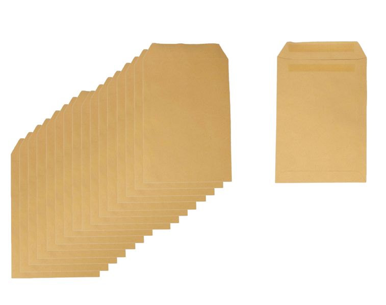 50 Piece A5 Brown Envelops (162 x 229mm)