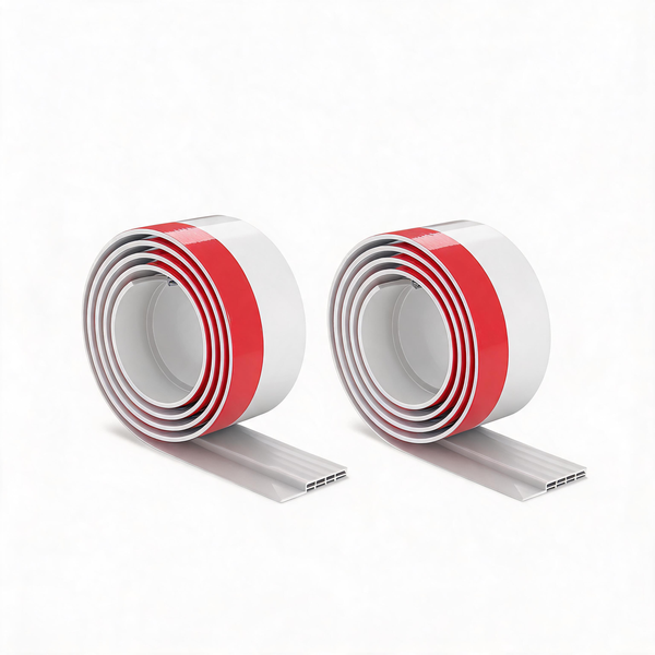 2 Pack Door Draft Stopper, Under Door Sweep for Exterior &amp; Interior Doors