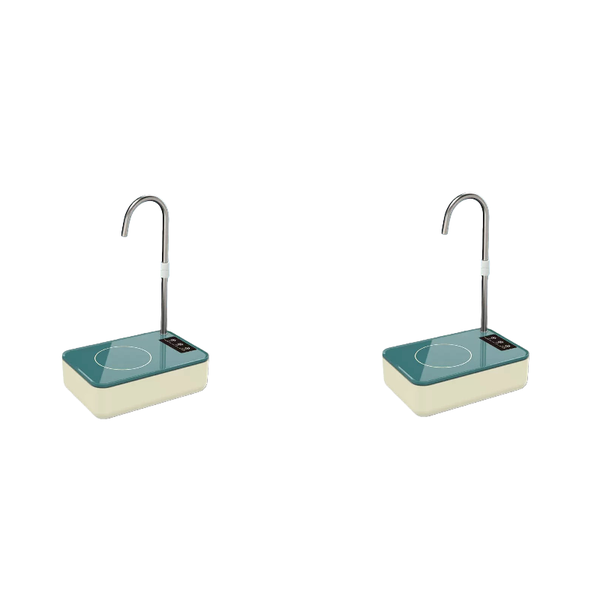 360 Rotating Intelligent Electric Pump Mini Water Dispenser - 2 Pack