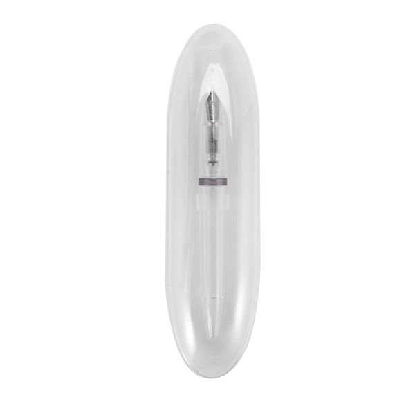 0.5mm Nib Fountain Pen with Eyedropper Transparent Pens Gray