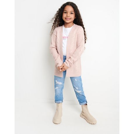 Threadbare Girls Pink Longline Cardigan Shop Today. Get it Tomorrow takealot