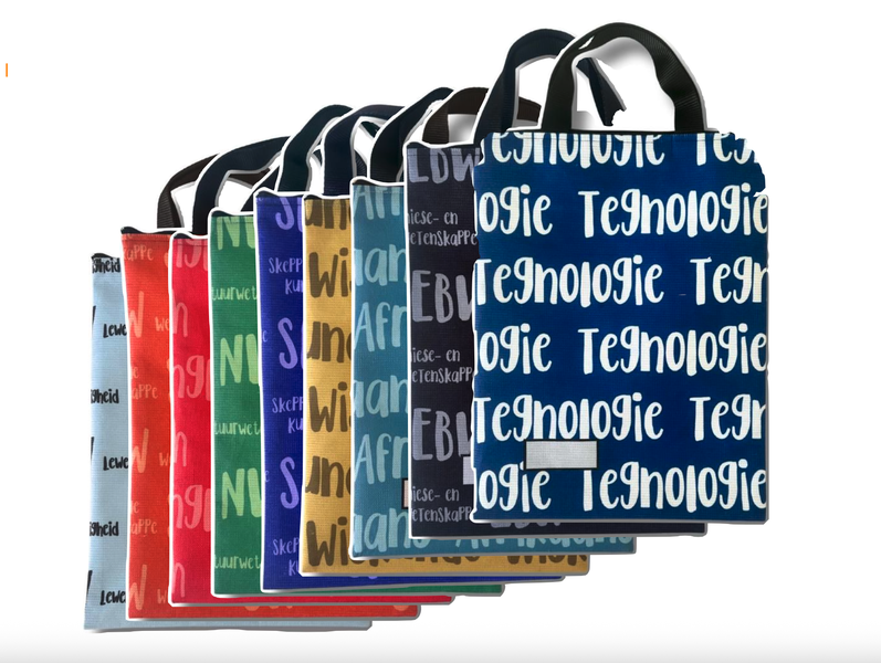 Bags For Books - Eco Range Book Bag Bundle (9 Bags) AFRIKAANS Bundle