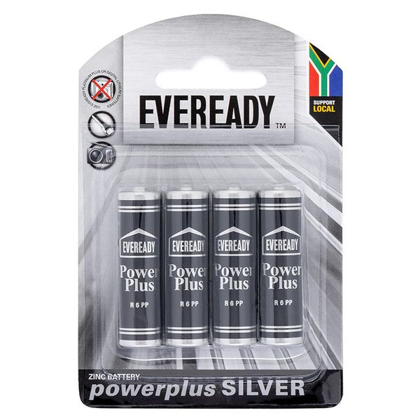 Eveready Power Plus AA Batteries (Pack of 4)