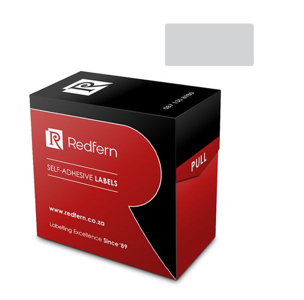 Redfern 19mm x 25mm Color Code Labels -Silver 5's