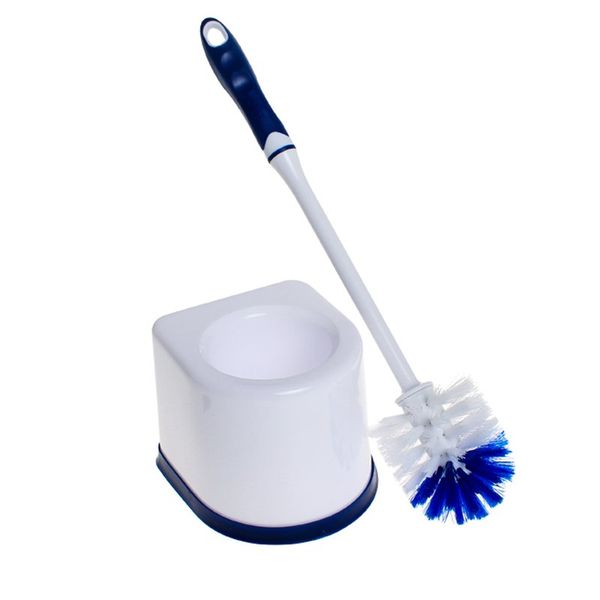 Toilet Brush Set - Classic Design - Blue &amp; White - 2 Pack