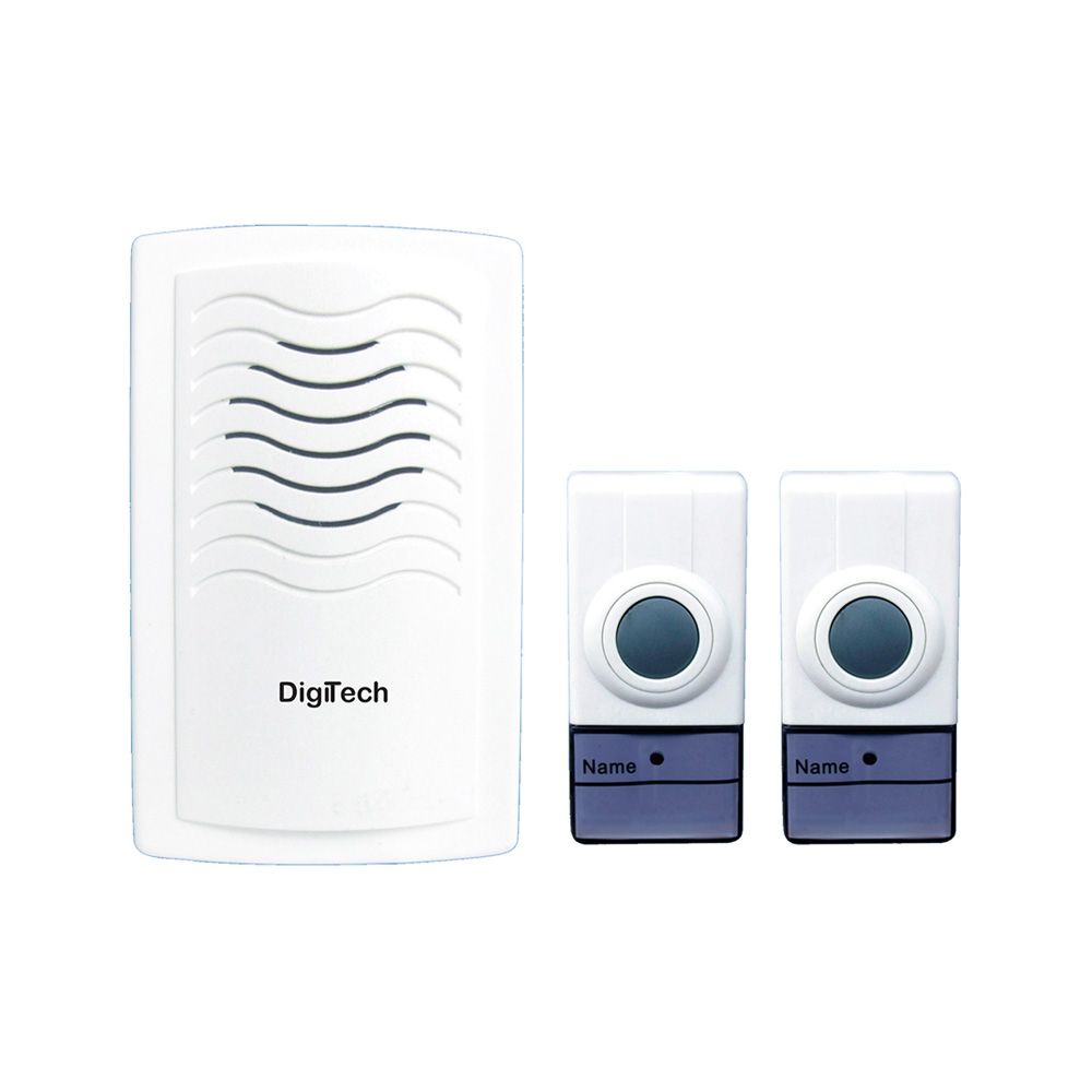 Digitech Wireless Door Chime with 2x Transmitters Buy Online in