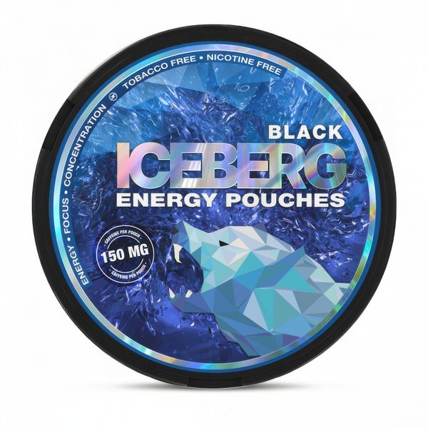 ICEBERG - Black - Caffeine Pouches