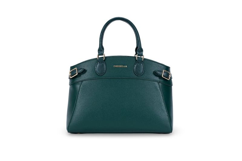 Chrisbella Green Shoulder Bag