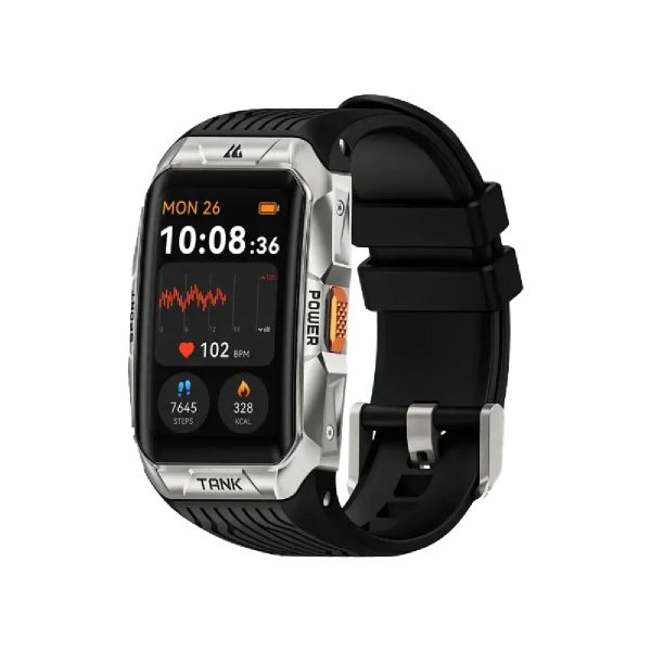 KOSPET Tank X2 Ultra GPS Silver Smart Watch Compatible for Android and iOS