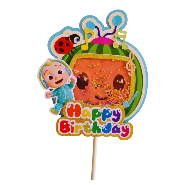 Party Decor Cocomelon themed Cake Topper