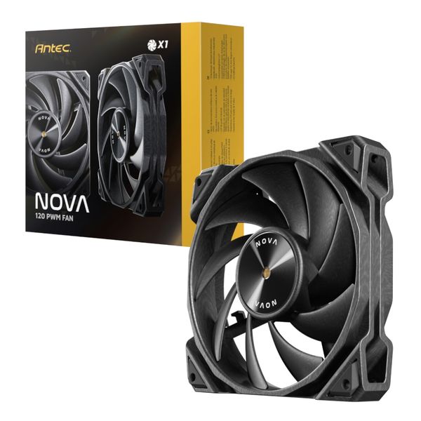 Antec Nova 120 PWM Fan with Speed Controller - Black