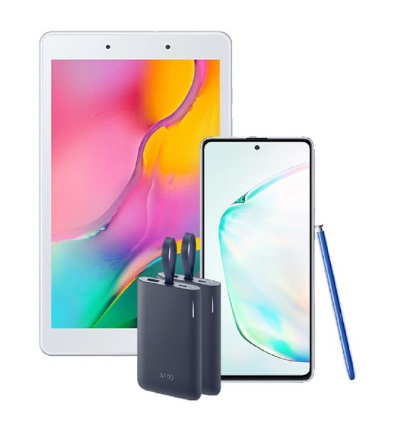 Samsung Galaxy Note 10 Lite Silver + Tab A 8" (T295) Silver Bundle