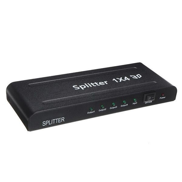 4K 1080P HDTV Splitter 1 x 4 3D Q-HD1400