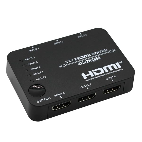 HDCVT 5x1 HDMI 4k Switch