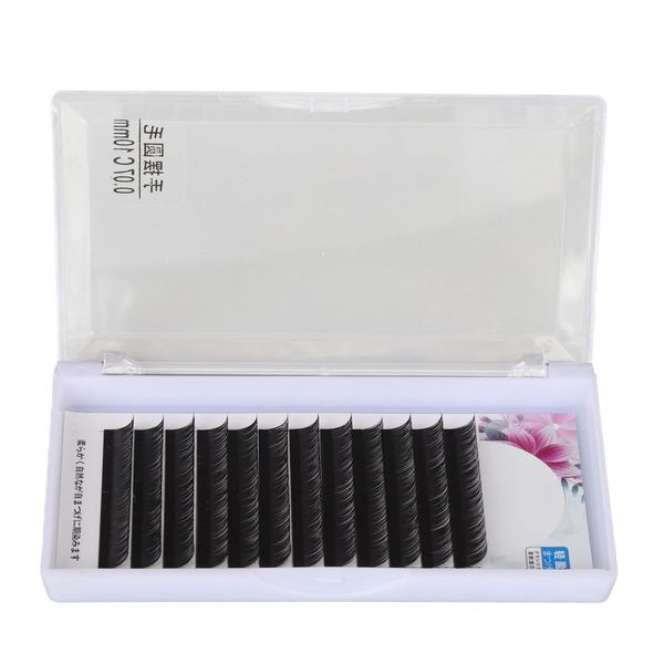 False Eyelashes Matte Chemical Fiber 0.07C 10mm Grafting Extension Eyelash