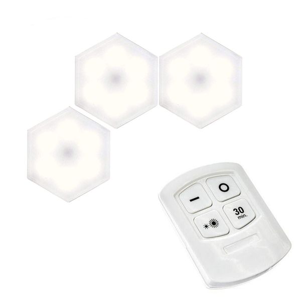Remote Control LED Light Set Of 3