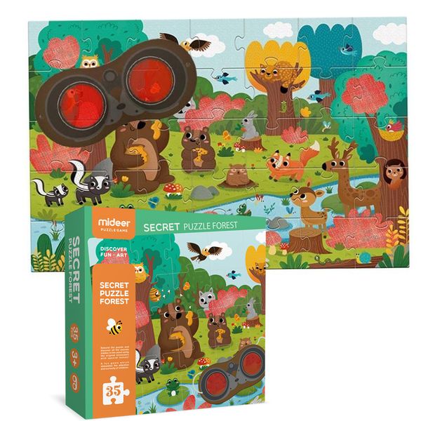 Mideer Secret Forest Puzzle: 35 Pieces