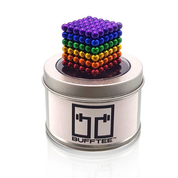 Bufftee Tiny Magnetic Balls - Fidget Infinity Cube - Magnetic Ball Barings