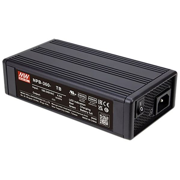 Adjustable 12v Li-Ion and Lead Acid Smart Battery Charger 10.5-15.2vdc