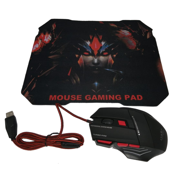 7 Button Gaming Mouse &amp; Mousepad combo