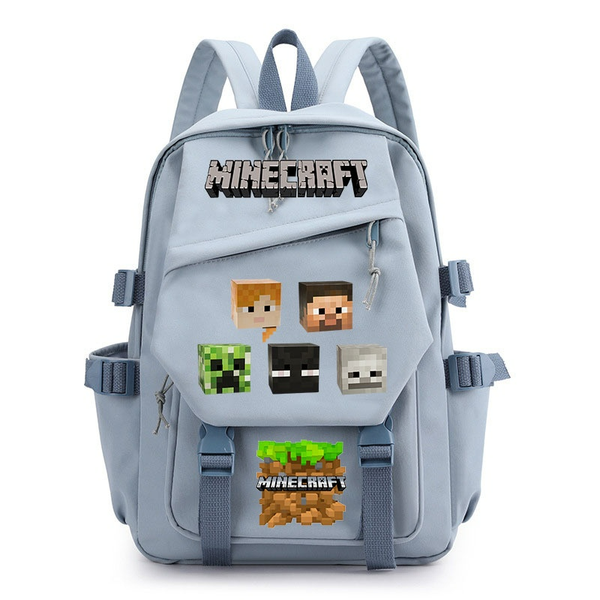 Kid Schoolbag Minecraft Merchandise Nylon Backpack Game