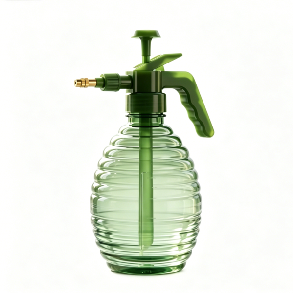 Handheld Pressure Garden Spray Bottle with Adjustable Brass Nozzle