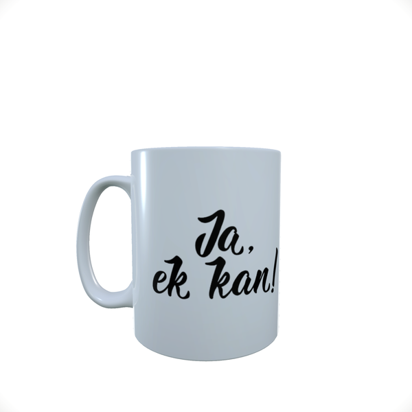 Afrikaans - Ja Ek Kan - Aesthetic - Coffee Mug