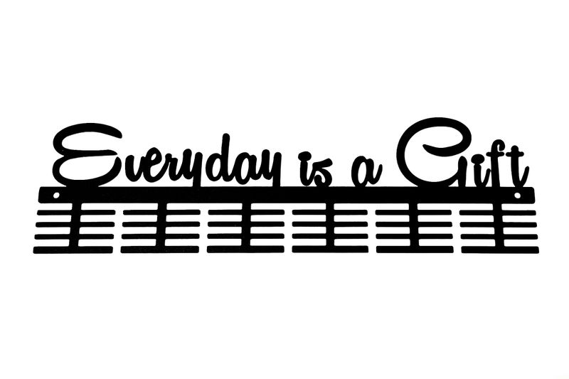 Everyday is a Gift 48 tier Medal Hanger Black