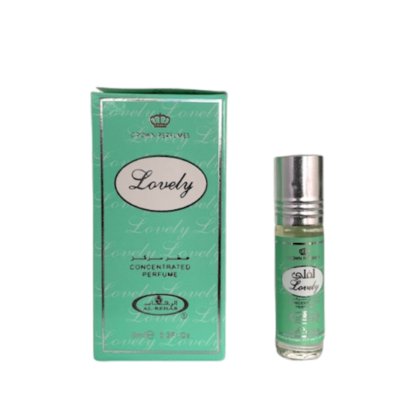 6 x 6ml Al-Rehab Lovely Concentrated Attar Perfume
